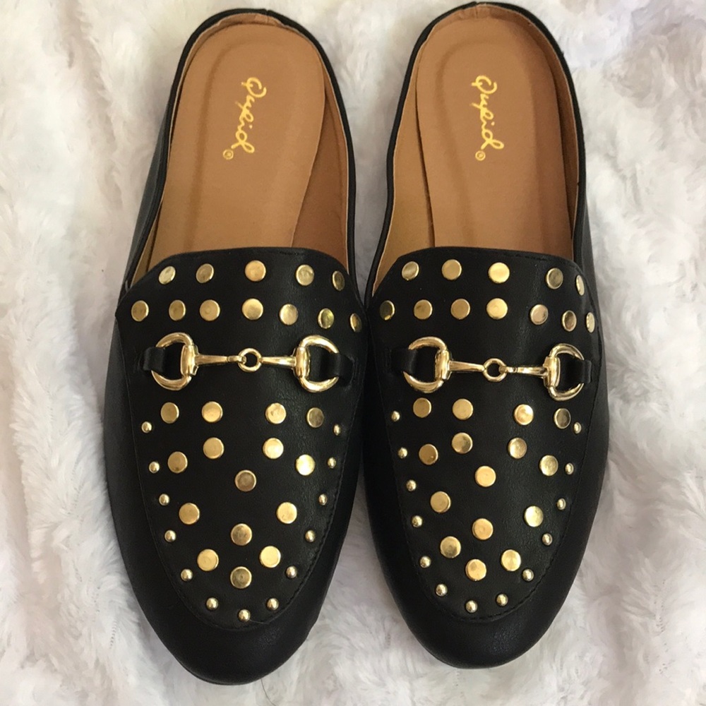❗️Final Price❗️Black Regent Studded Mules - Picture 2 of 5